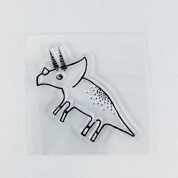 Dinosaur Clear Stamps Imaginisce Snag’em Stamps Crafts Cards Scrapbooking Read - Picture 6 of 13